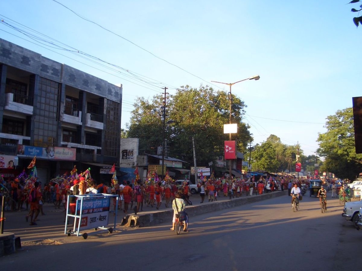 Kanwarias in Haridwar